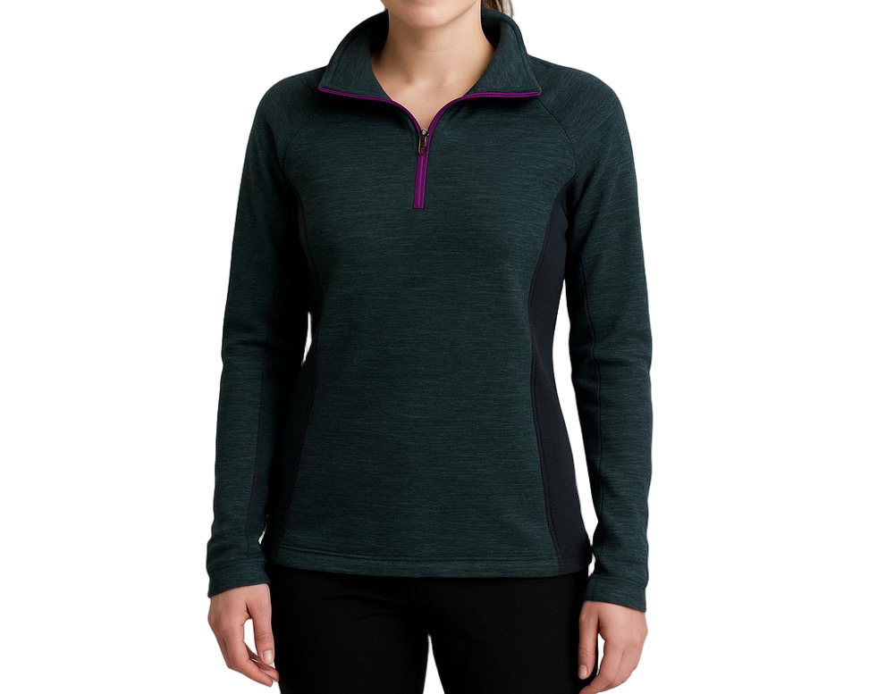 Columbia quarter zip sweatshirt woman's size xs soft pullover fleece
